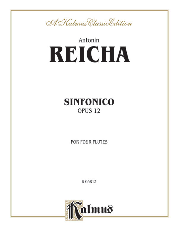 Sinfonica for Four Flutes, Opus 12 Cover Image