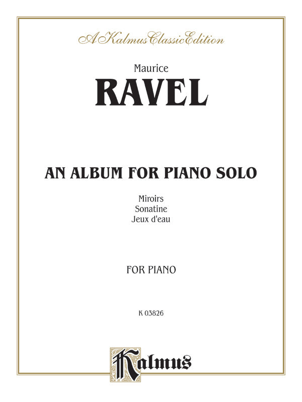 Album for Piano Solo Cover Image