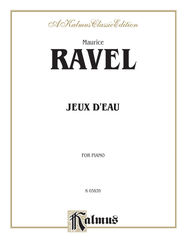 Ravel: Jeux d'eau Sheet Music Preview