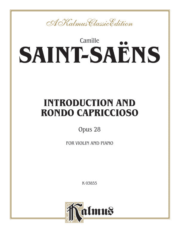 Introduction and Rondo Capriccioso, Opus 28 Cover Image