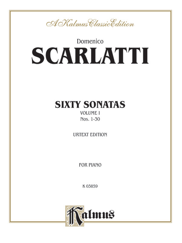 Scarlatti: Sixty Sonatas, Volume I Sheet Music Preview