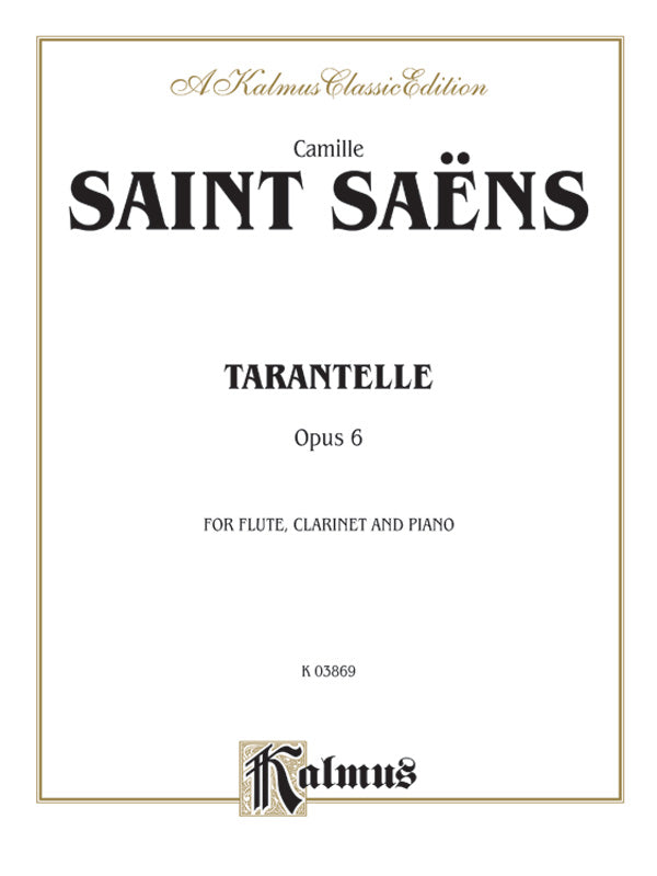 Tarantelle, Opus 6 Cover Image