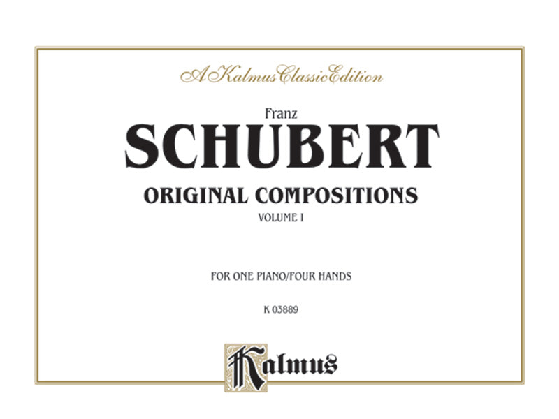Schubert: Original Compositions for Four Hands, Volume I Sheet Music Preview