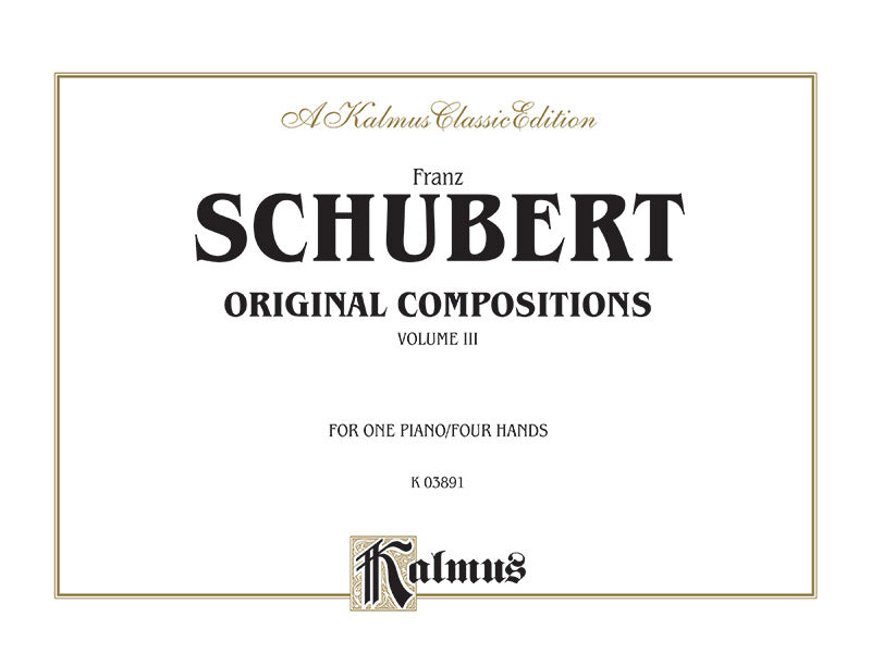 Original Compositions for Four Hands, Volume III Cover Image