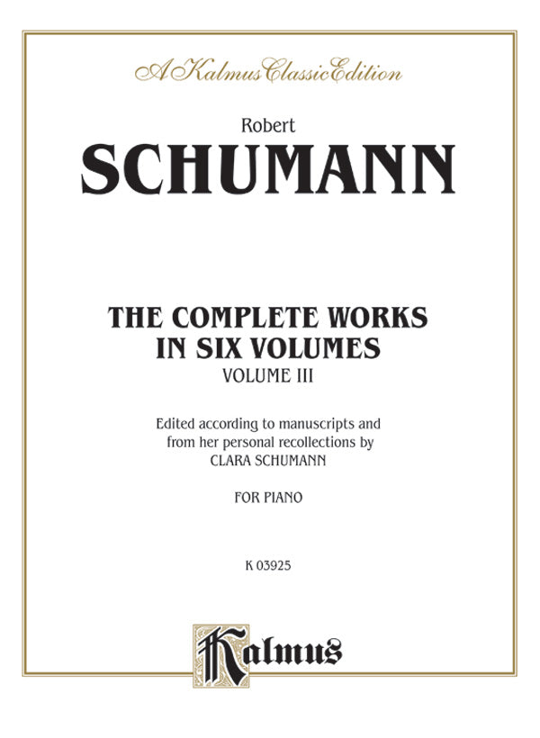 Complete Works, Volume III Cover Image
