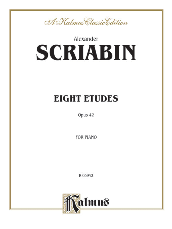 Etudes, Opus 42 Cover Image