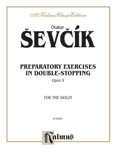 Sevcík: Preparatory Exercises in Double Stopping, Op. 9 Sheet Music Preview