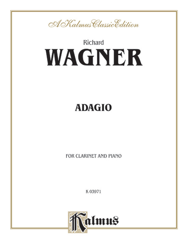 Wagner: Adagio Sheet Music Preview