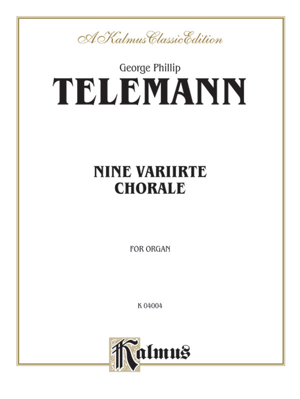 Nine Chorale Variations Cover Image