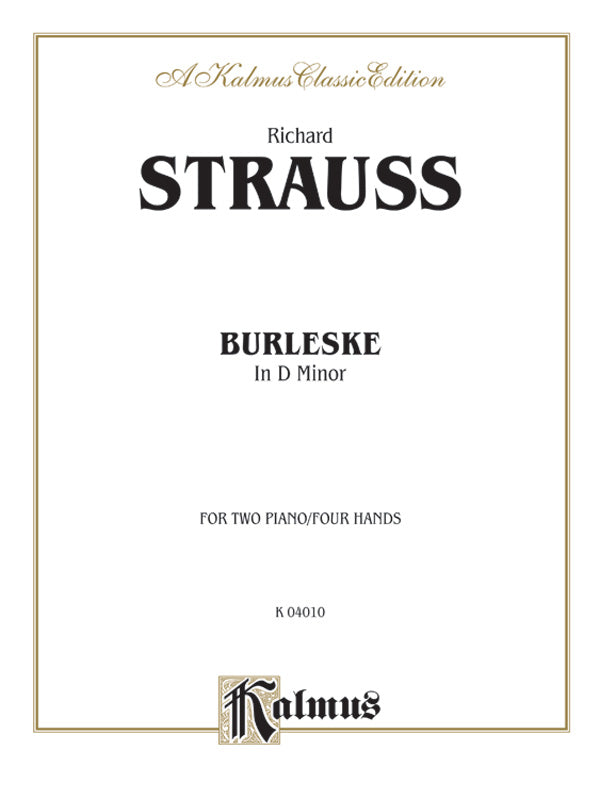 Strauss: Burleske Sheet Music Preview