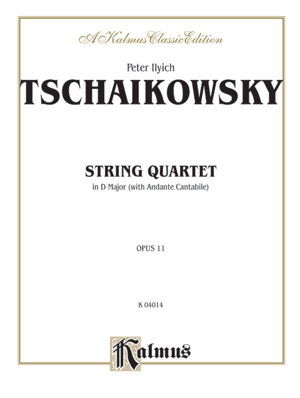 String Quartet in D Major, Op. 11 Sheet Music Preview