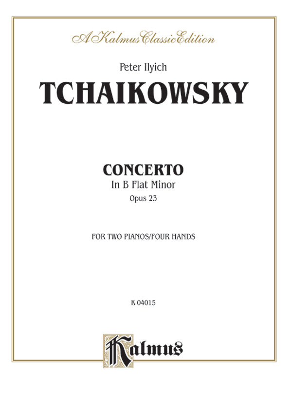 Tchaikovsky: Piano Concerto No. 1 in B flat Minor, Op. 23 Sheet Music Preview