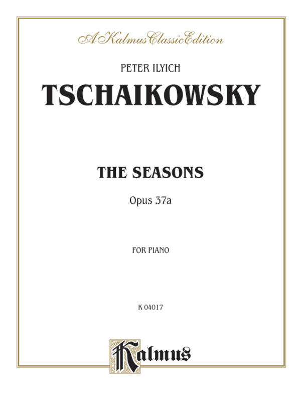 The Seasons, Opus 37A Cover Image
