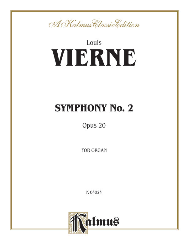 Symphony No. 2, Opus 20 Cover Image