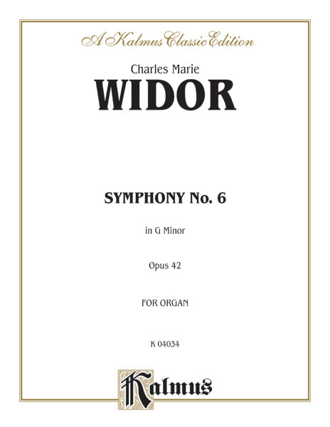 Symphony No. 6 in G Minor, Opus 42 Cover Image