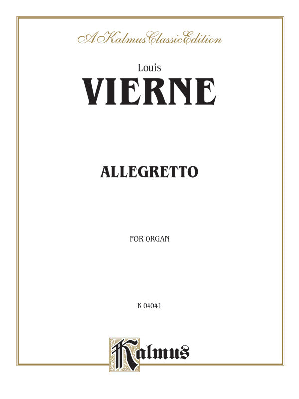 Allegretto for Organ Cover Image