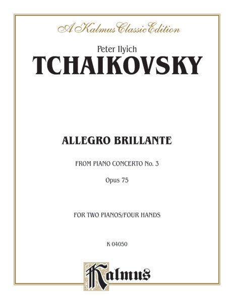 Tchaikovsky: Allegro Brillante (1st movement of Piano Concerto No. 3, Op. 75) Sheet Music Preview