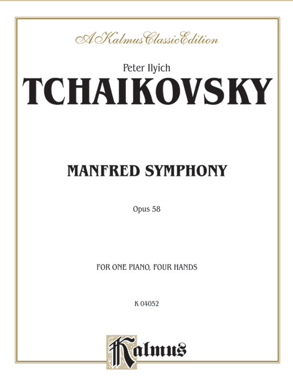 Manfred Symphony, Opus 58 Cover Image