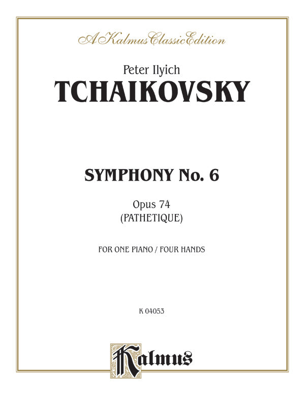 Symphony No. 6 in B Minor, Opus 74 ("Pathetique") Cover Image