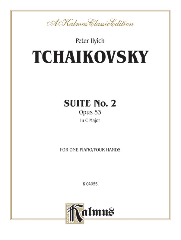 Tchaikovsky: Suite No. 2 in C Major, Op. 53 Sheet Music Preview