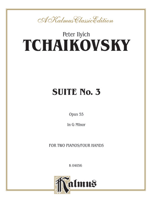 Suite No. 3 in G Major, Opus 55 Cover Image
