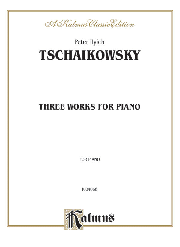 Three Works for Piano Cover Image