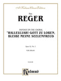 Fantasy on the Chorale "Hallelujah! Gott Zu Loben, Bleibe Meine Seelenfreud," Opus 52, No. 3 Cover Image