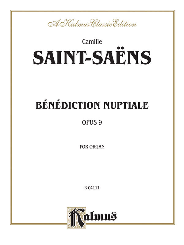 Benediction Nuptiale, Opus 9 Cover Image