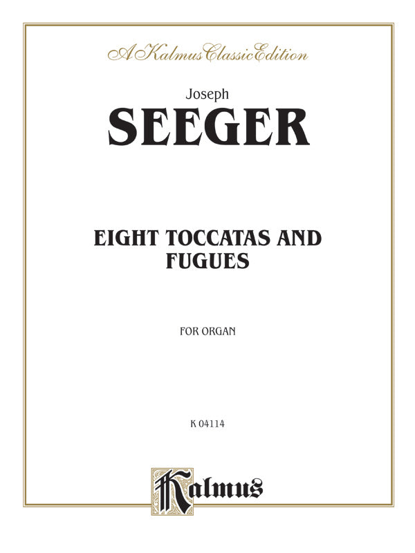 Saint-Saëns: Eight Toccatas and Fugues Sheet Music Preview