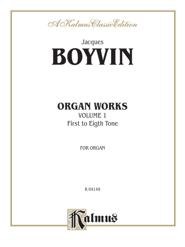 Organ Works, Volume I Cover Image
