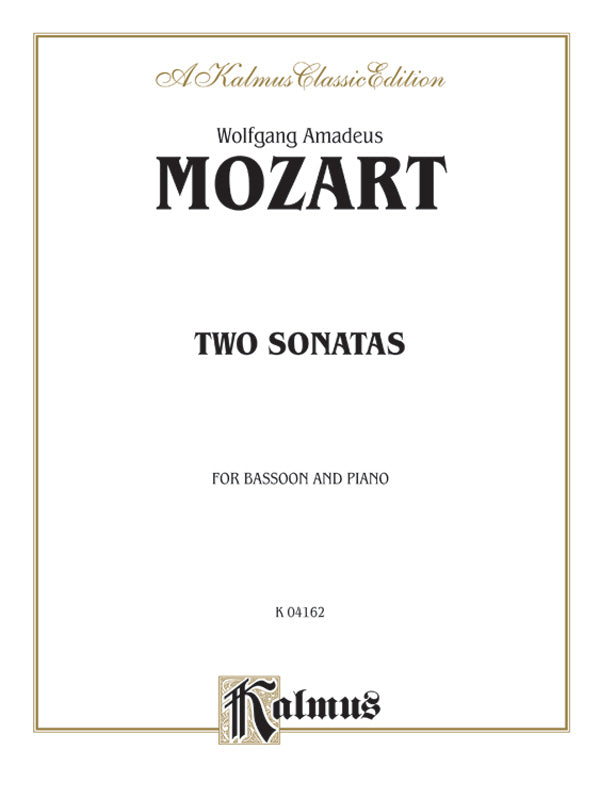 Mozart: Two Sonatas Sheet Music Preview