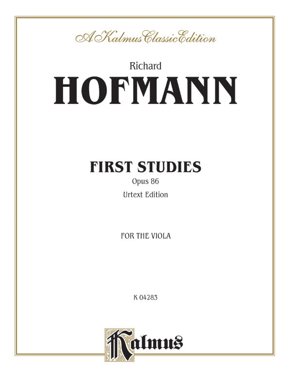 First Studies, Opus 86 Cover Image