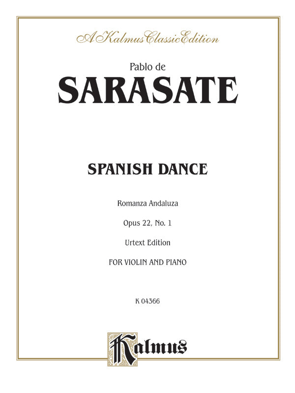 Spanish Dance, Opus 22, No. 1 (Romanza Andaluza) Cover Image