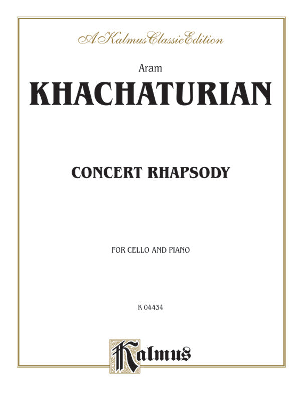 Concert Rhapsody Cover Image