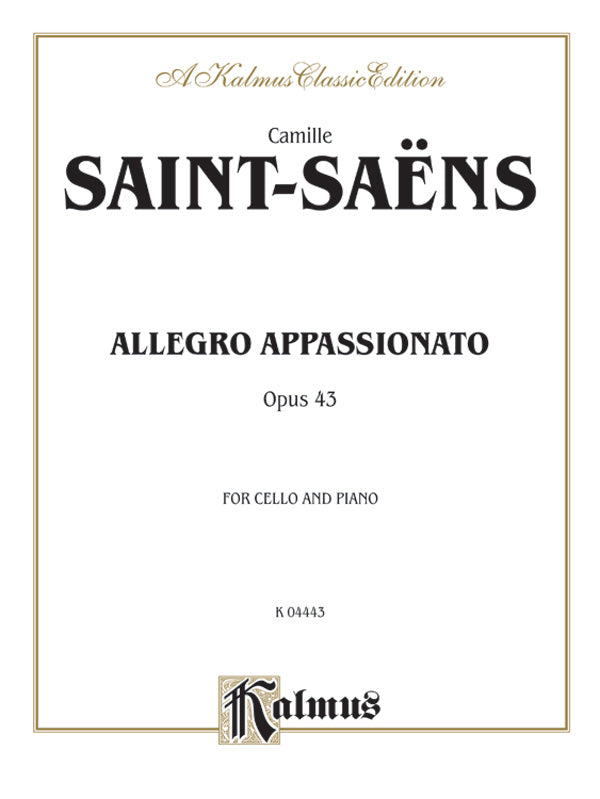 Allegro Appassionato, Opus 43 Cover Image