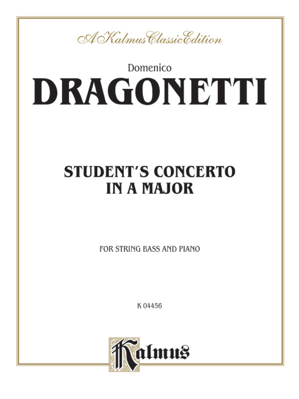 Student's Concerto in A Major Cover Image