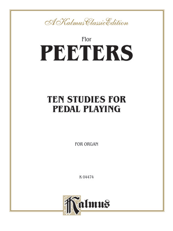Ten Studies for Pedal Playing Cover Image