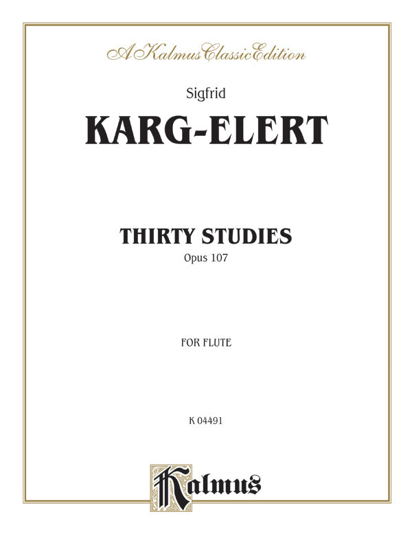Thirty Studies, Opus 107 Cover Image