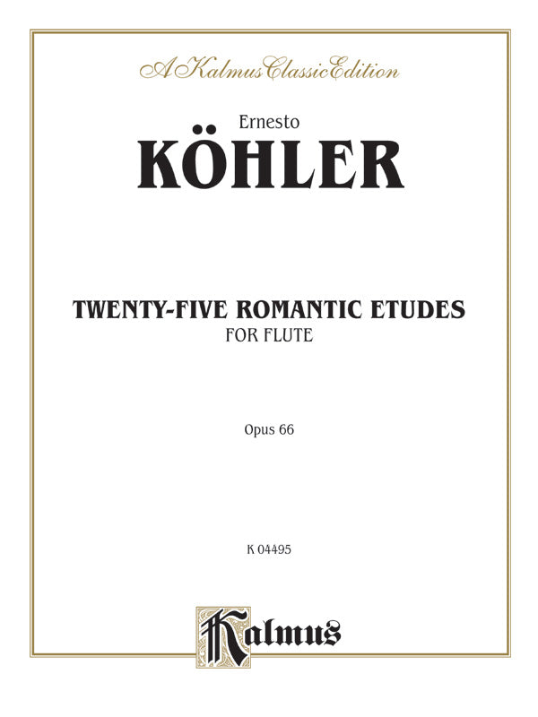 Twenty-five Romantic Etudes, Opus 66 Cover Image