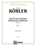 Twenty Easy Melodic Progressive Exercises, Opus 93, Book I Cover Image