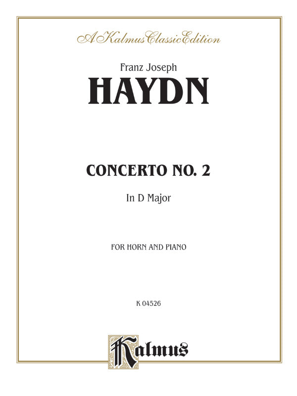 Horn Concerto No. 2 in D Major Cover Image