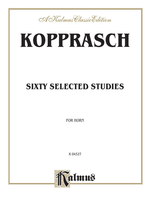Kopprasch: Sixty Selected Studies Sheet Music Preview
