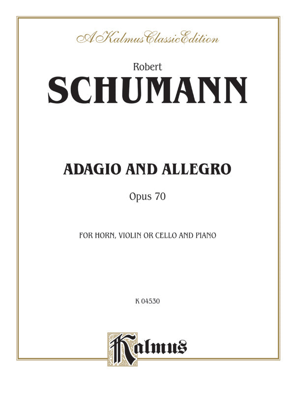 Adagio and Allegro, Opus 70 Cover Image
