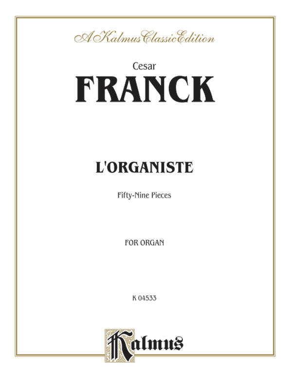 L'Organiste Cover Image