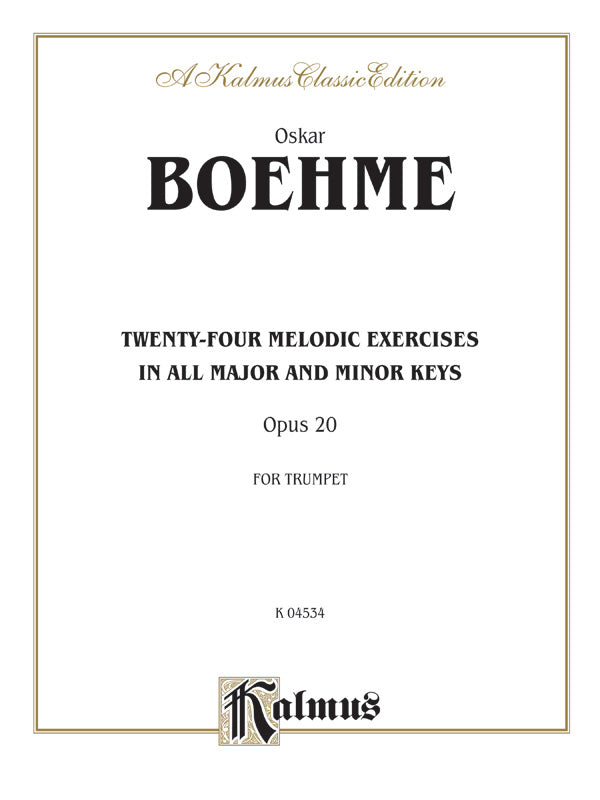 Twenty-four Melodic Exercises, Opus 20 Cover Image