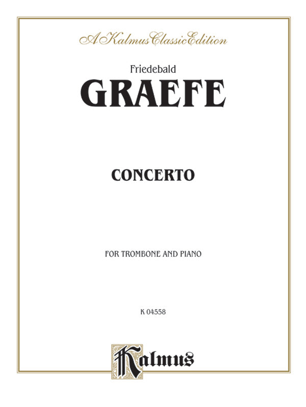 Graefe: Concerto Sheet Music Preview