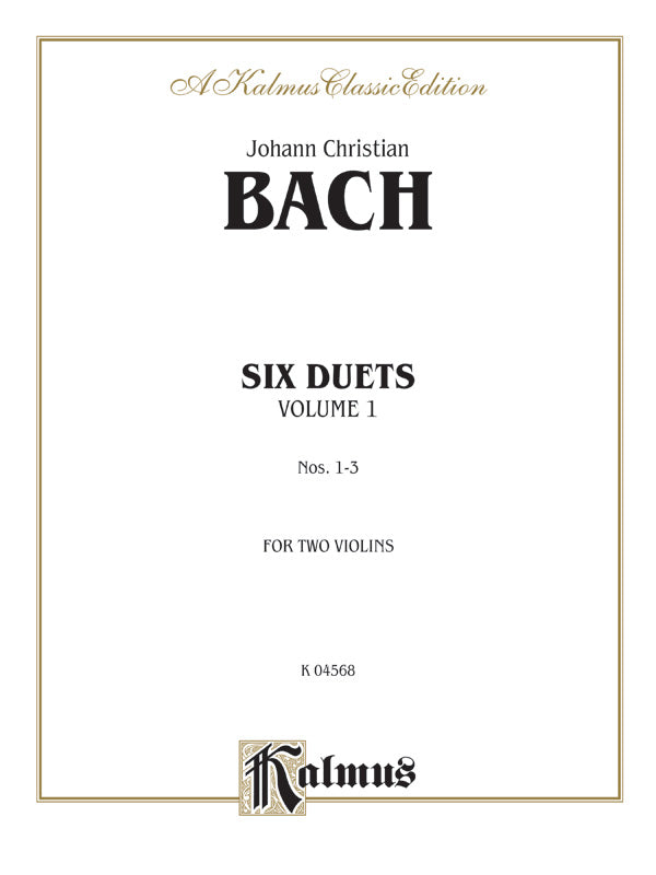 Six Duets, Volume I  Cover Image