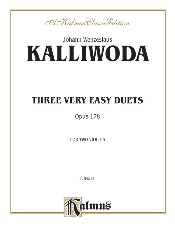 Three Very Easy Duets, Opus 1 Cover Image