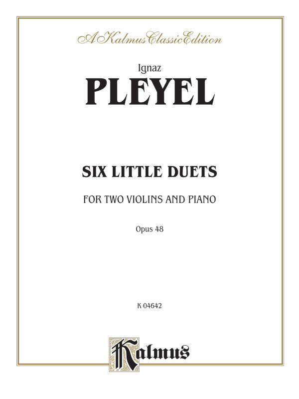 Six Little Duets, Opus 48 Cover Image