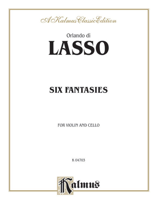 Six Fantasies  Cover Image